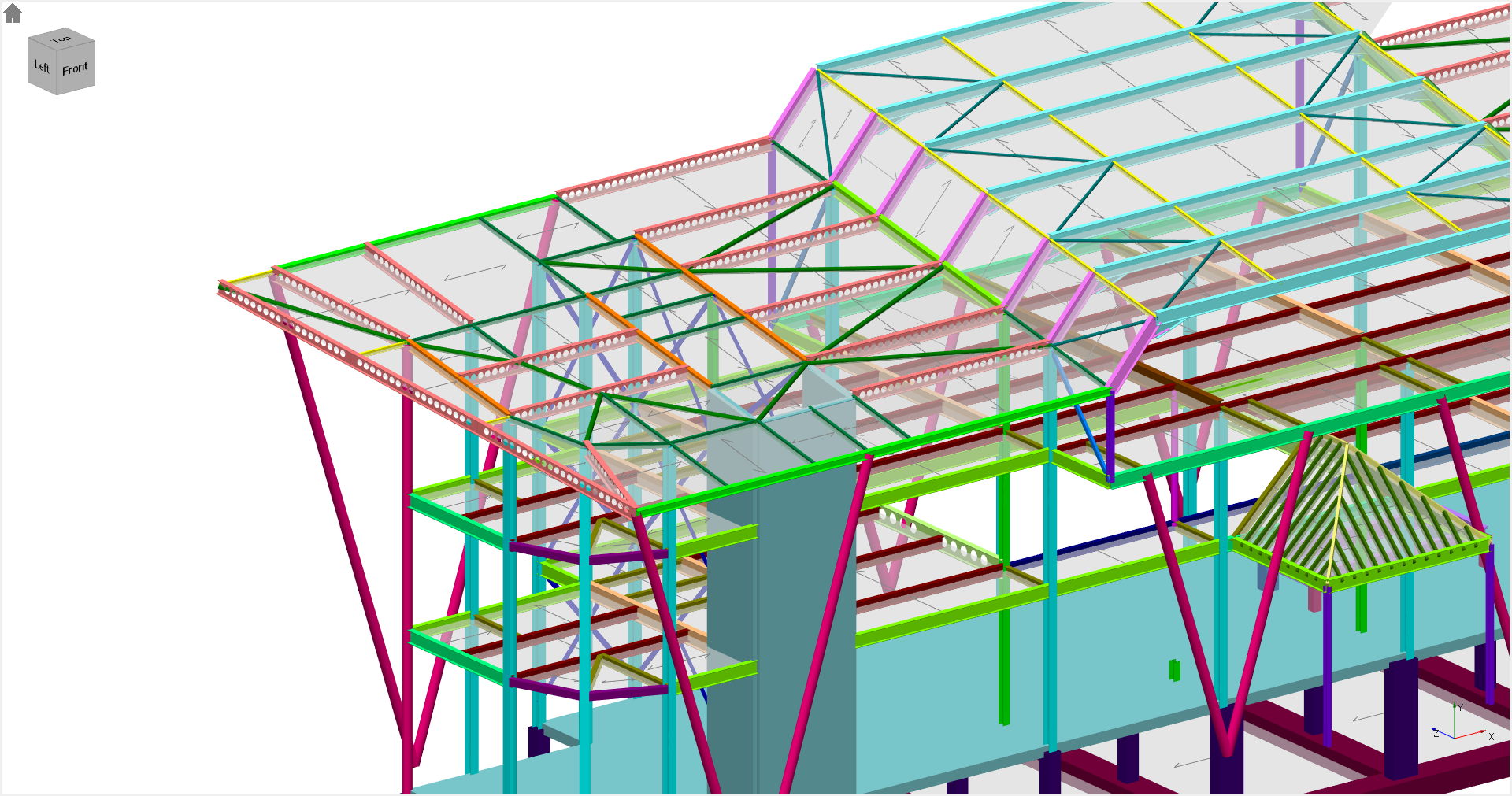 Integrated cellular beam design