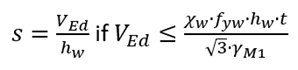 Eurocode simplified method to calculate the shear flow for designing web to flange welds