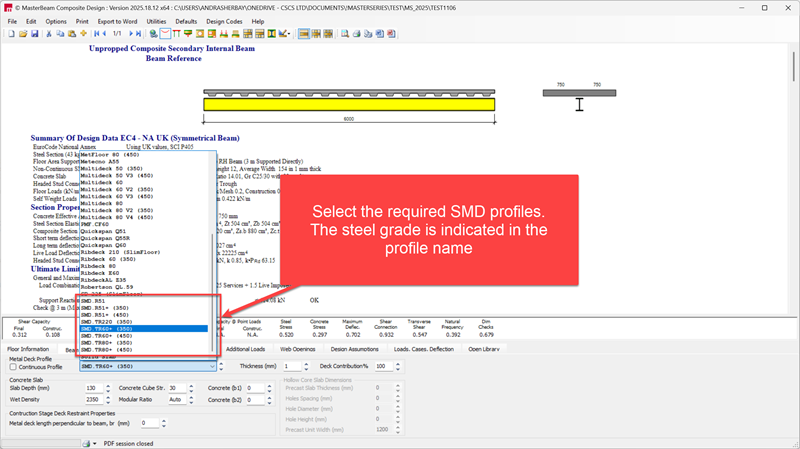 The updated and new SMD profiles are available directly within the profile library