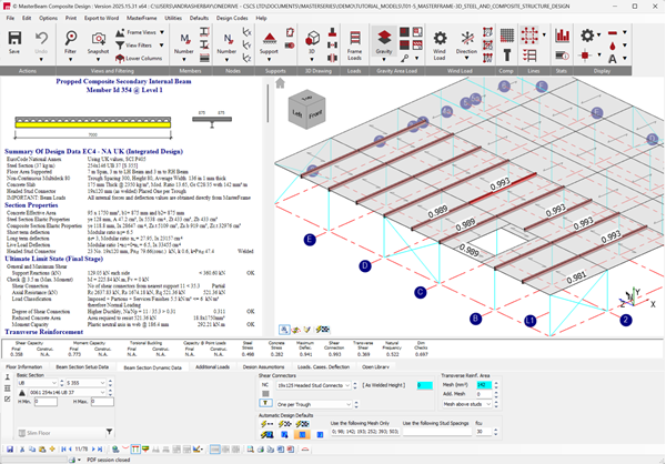 Integrated composite design workflow