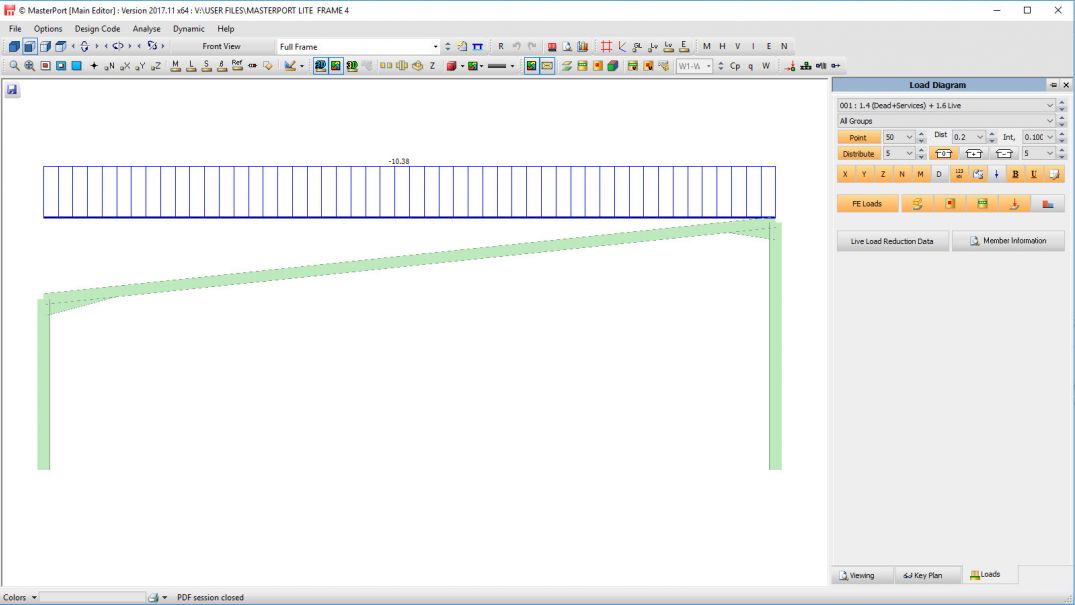 Mplite04 Mono Pitch Showing Vertical Loading