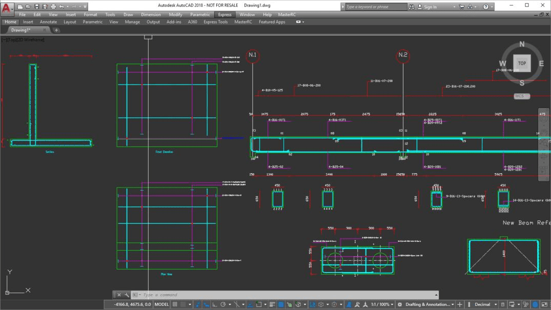 Reinforced Concrete Details Export to CAD