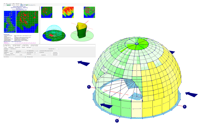 Complex wind loads generation using MasterKey: Wind analysis