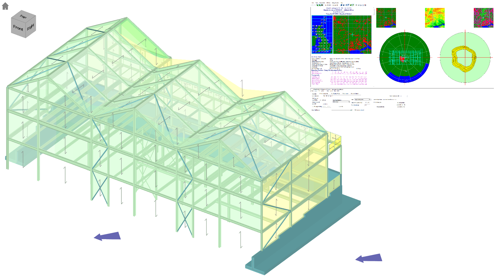 MasterFrame: Wind load generation to Eurocode