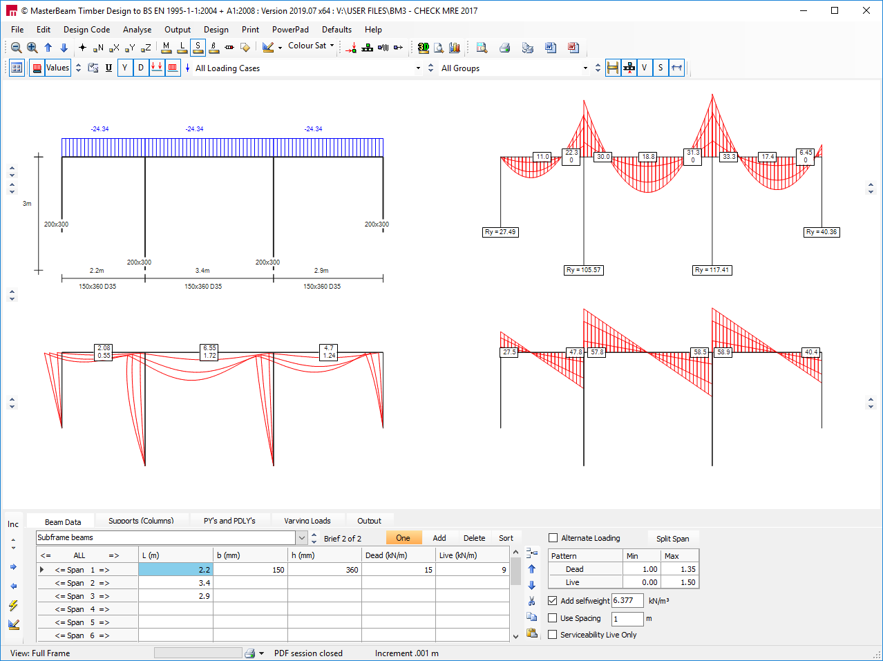 MasterBeam Timber Beam Design (Standalone) | MasterSeries Help