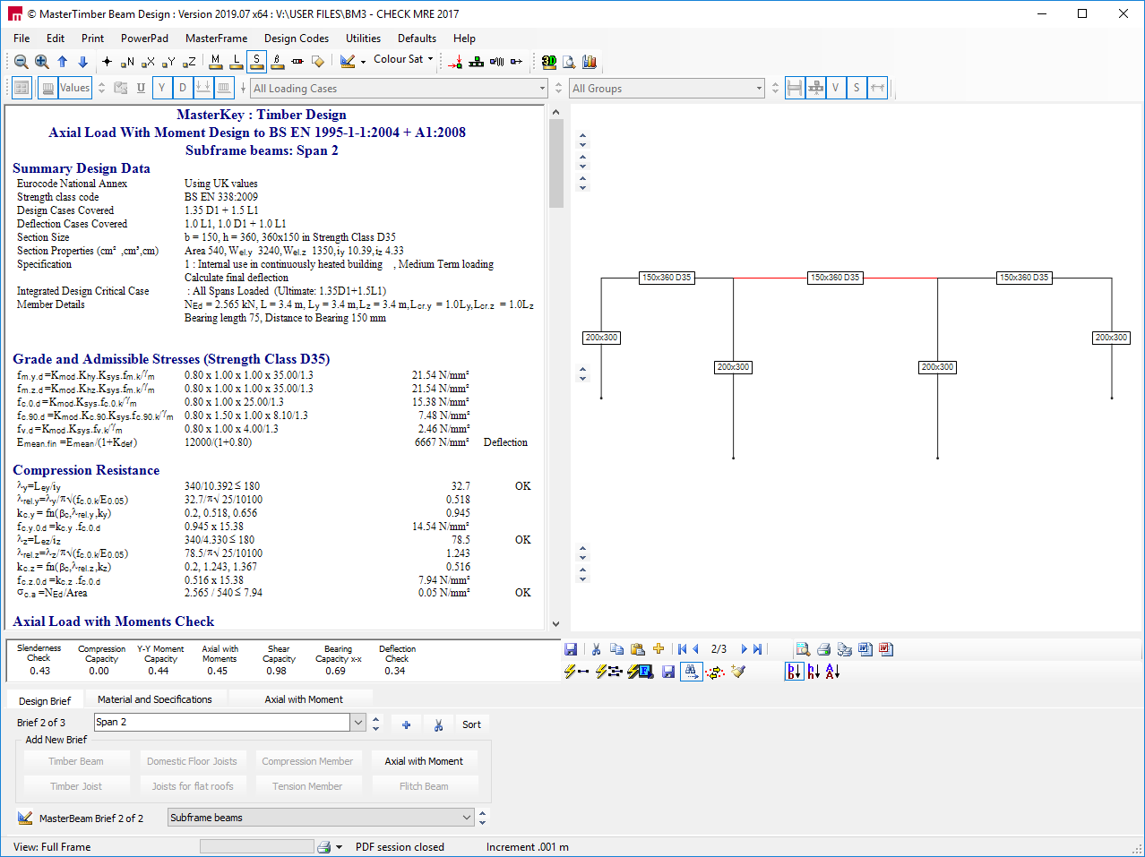MasterBeam Timber Beam Design (Standalone) | MasterSeries Help